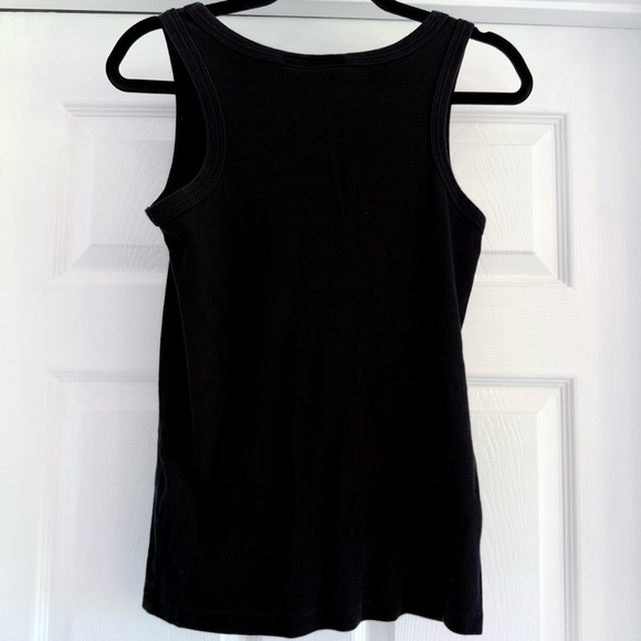 HARLEY DAVIDSON Rhinestone Classic Black Ribbed Tank L - Picture 6 of 8